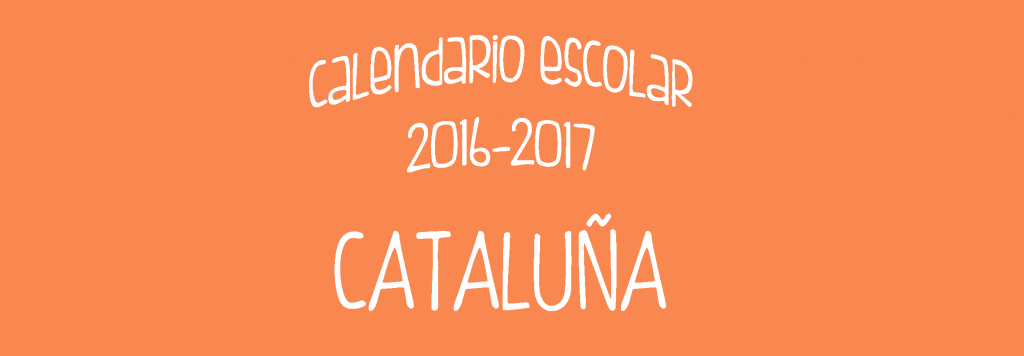 Calendario escolar Cataluña